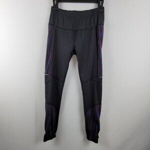 Prana Capri Leggings Women's  S Multicolor Colorblock Stretch Back Zip Pocket